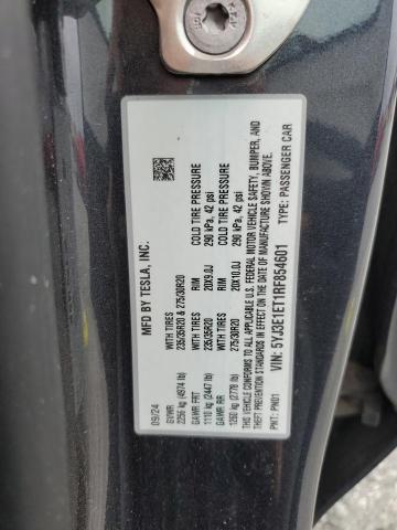 2024 TESLA MODEL 3 5YJ3E1ET1RF854601