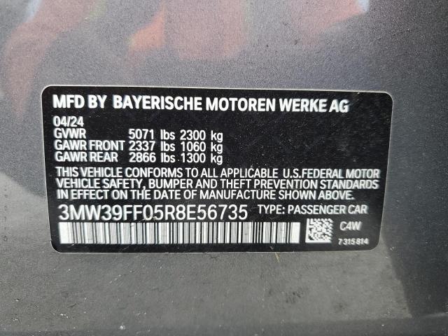 2024 BMW 330E 3MW39FF05R8E56735