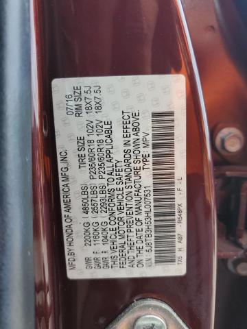 2017 ACURA RDX TECHNO 5J8TB3H53HL007531