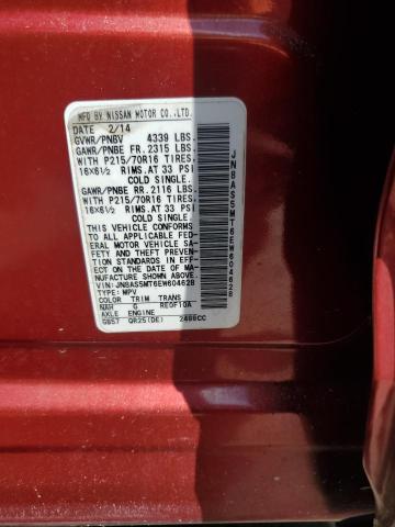 2014 NISSAN ROGUE SELE - JN8AS5MT6EW604628