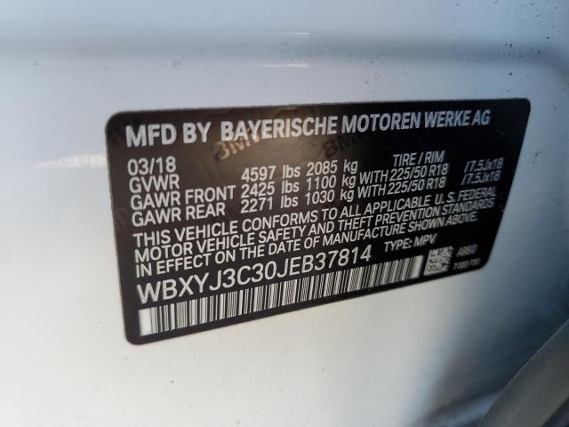 2018 BMW X2 SDRIVE28I WBXYJ3C30JEB37814
