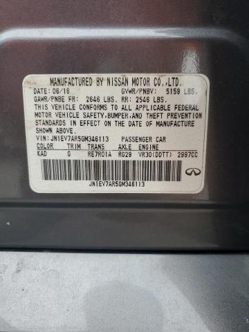 2016 INFINITI Q50 PREMIU JN1EV7AR5GM346113