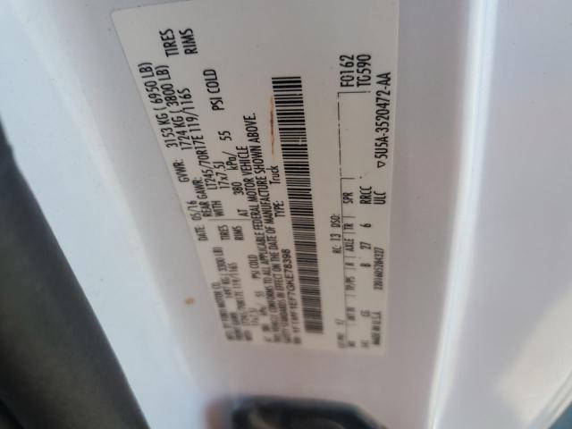 2016 FORD F150 1FTMF1EF7GKE78398