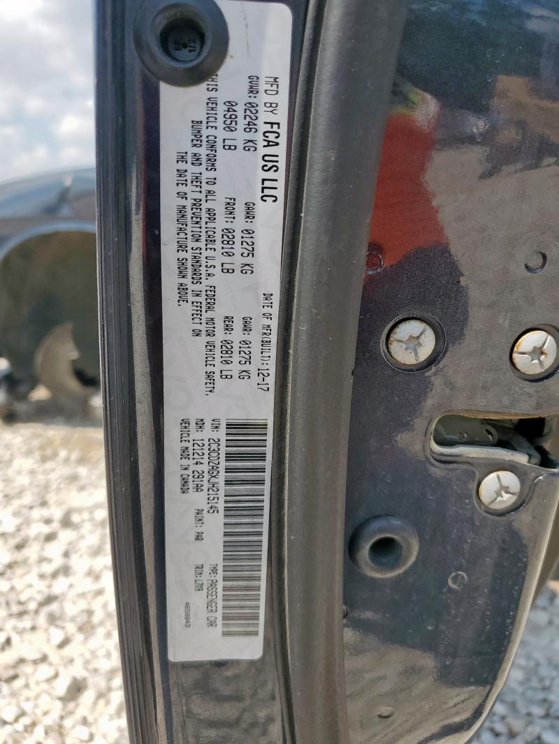 2018 DODGE CHALLENGER 2C3CDZAGXJH215145