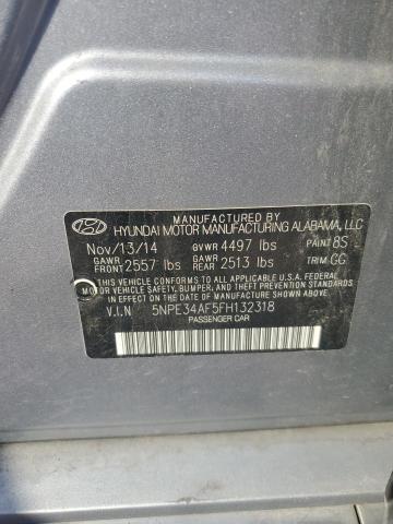 2015 HYUNDAI SONATA SPO 5NPE34AF5FH132318
