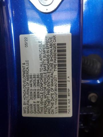 2022 HONDA ACCORD SPO 1HGCV2F36NA012071