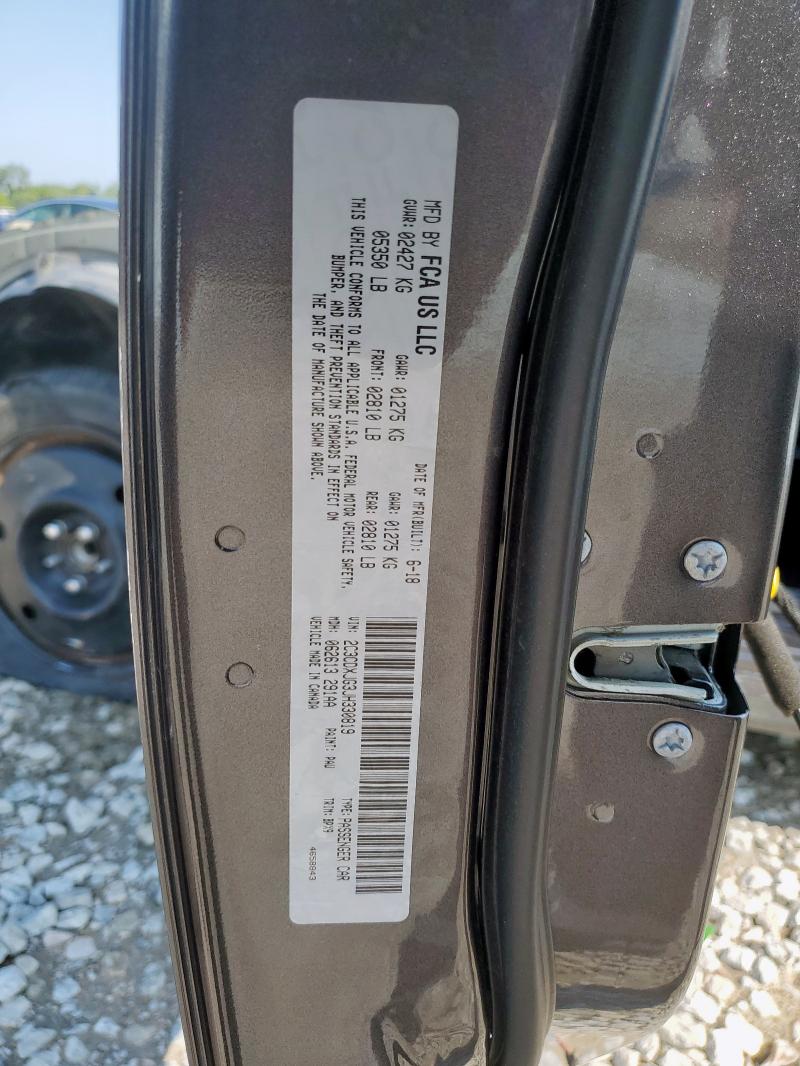 2018 DODGE CHARGER GT 2C3CDXJG3JH330819