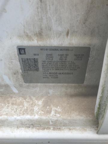 2019 CHEVROLET SONIC LS - 1G1JB5SB4K4100990