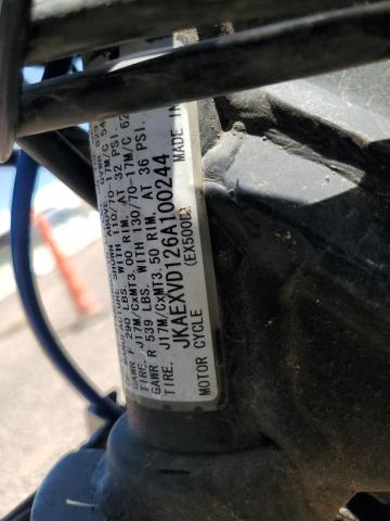 2006 KAWASAKI EX500 D JKAEXVD126A100244