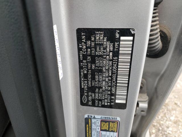 2020 HYUNDAI TUCSON LIM KM8J3CA46LU084316