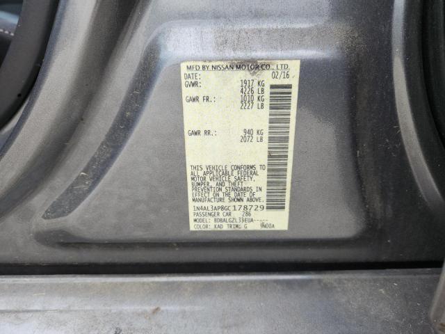 2016 NISSAN ALTIMA 2.5 - 1N4AL3AP8GC178729