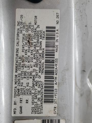 2010 TOYOTA TACOMA ACC - 5TEUX4EN0AZ676457