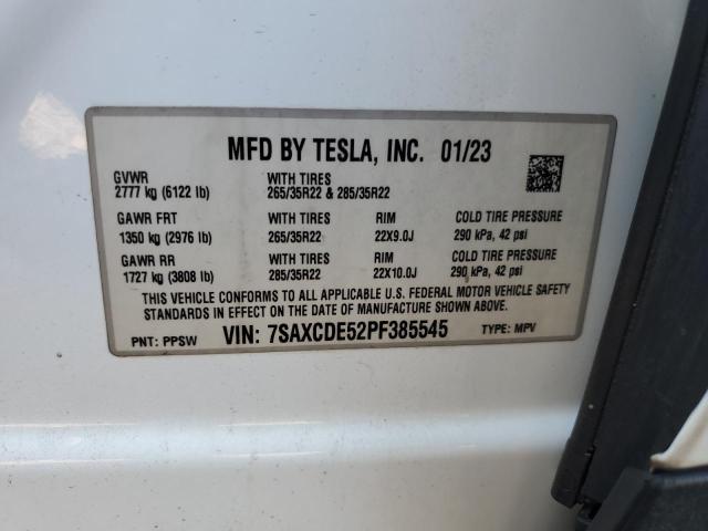 2023 TESLA MODEL X 7SAXCDE52PF385545