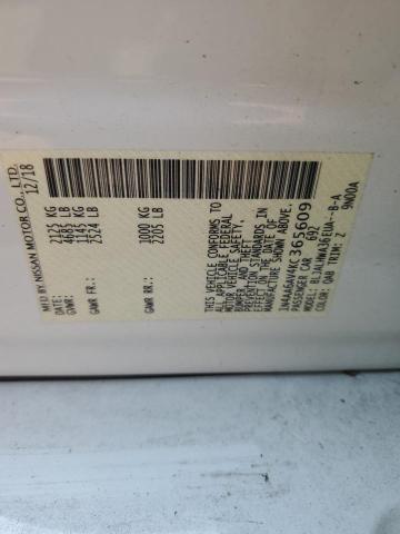 2019 NISSAN MAXIMA S 1N4AA6AV4KC365609