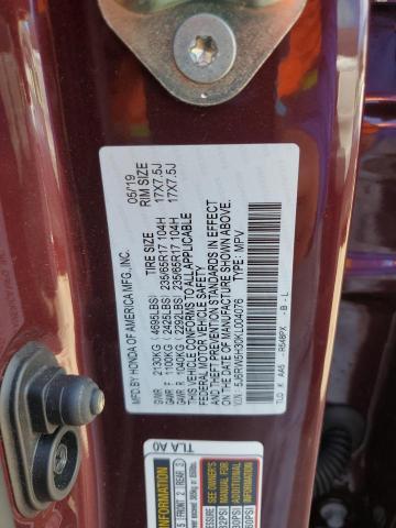 2019 HONDA CR-V LX - 5J6RW5H30KL004076