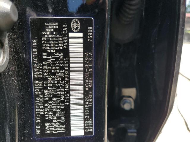2023 TOYOTA CAMRY SE N 4T1G11AK1PU800015