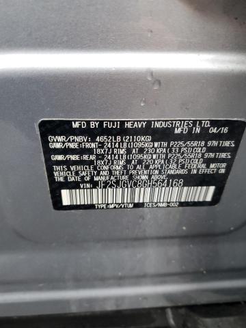 2016 SUBARU FORESTER 2 JF2SJGVC8GH564168