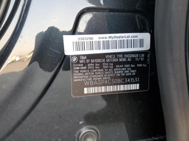 2011 BMW 550 XIGT - WBASP4C50BC341531