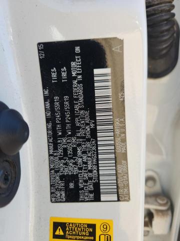 2016 TOYOTA HIGHLANDER 5TDDKRFH4GS236347