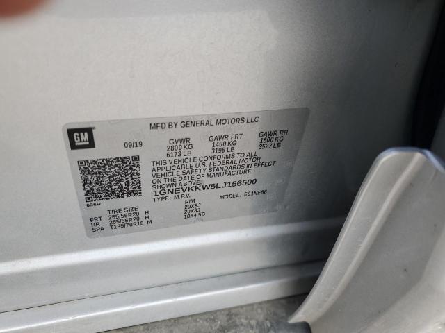 2020 CHEVROLET TRAVERSE P 1GNEVKKW5LJ156500