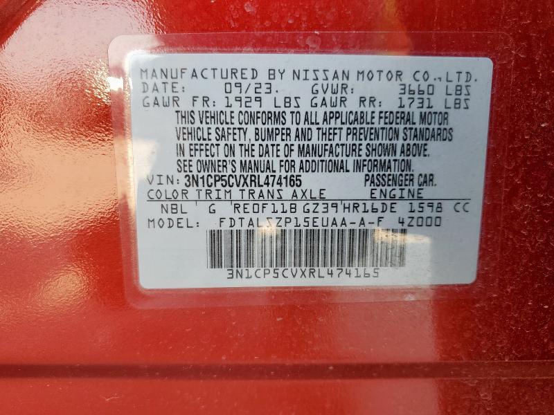2024 NISSAN KICKS SV - 3N1CP5CVXRL474165