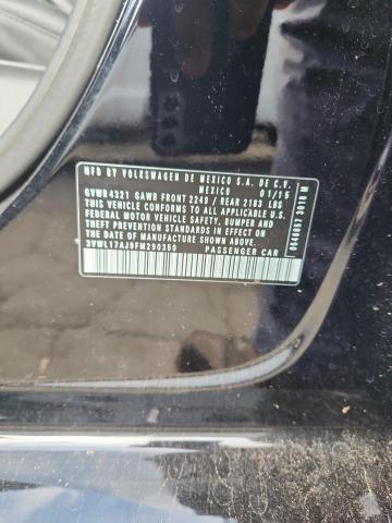 2015 VOLKSWAGEN JETTA SEL 3VWL17AJ9FM290350