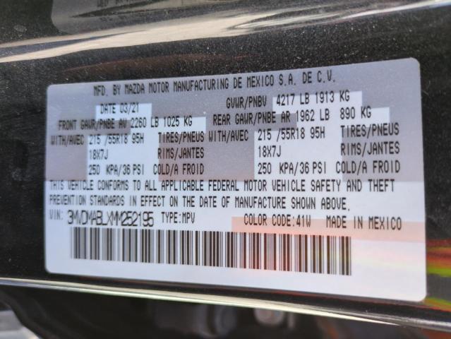 2021 MAZDA CX-30 SELE 3MVDMABLXMM252195