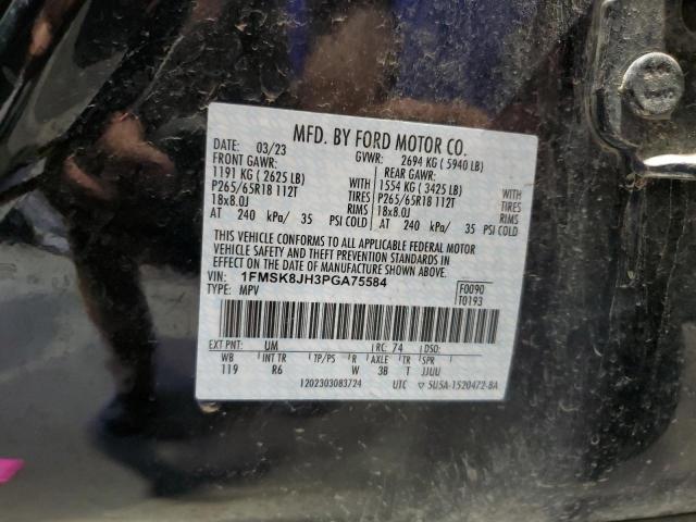 2023 FORD EXPLORER T 1FMSK8JH3PGA75584