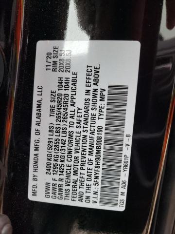 2021 HONDA PASSPORT T #3270838415