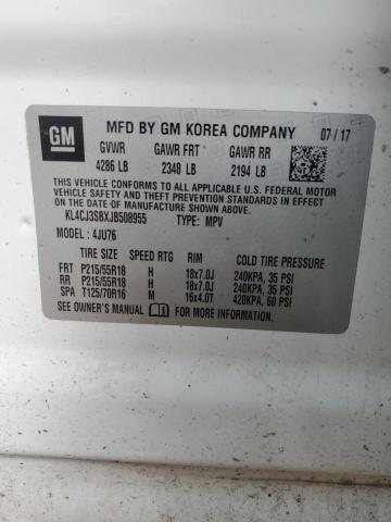 2018 BUICK ENCORE KL4CJ3SBXJB508955