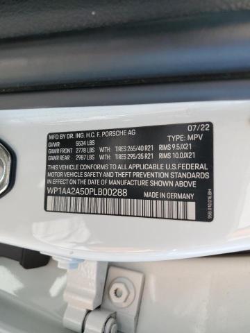 2023 PORSCHE MACAN BASE WP1AA2A50PLB00288