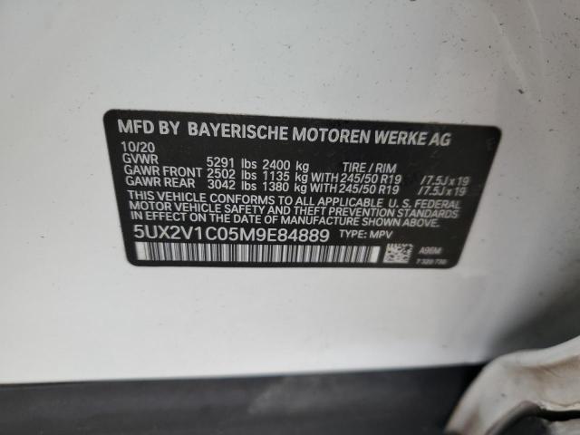 2021 BMW X4 XDRIVE30I - 5UX2V1C05M9E84889