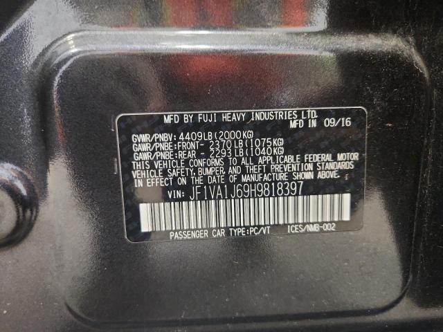 2017 SUBARU WRX LIMITE - JF1VA1J69H9818397