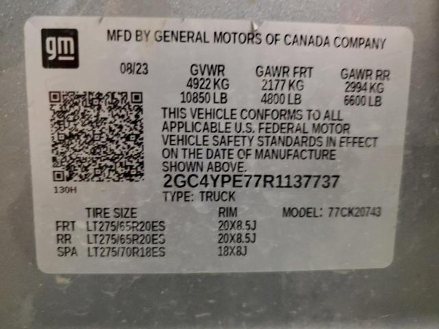 2024 CHEVROLET SILVERADO K2500 HEAVY DUTY LTZ 2GC4YPE77R1137737