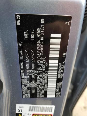 2021 TOYOTA HIGHLANDER HYBRID LIMITED 5TDXBRCH8MS018943