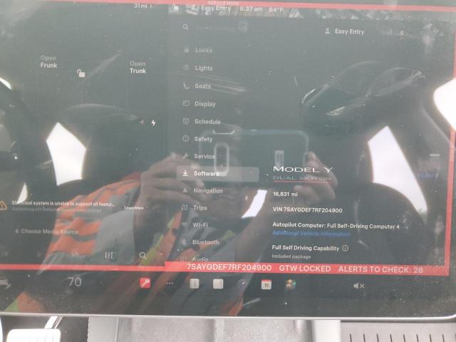 2024 TESLA MODEL Y 7SAYGDEF7RF204900