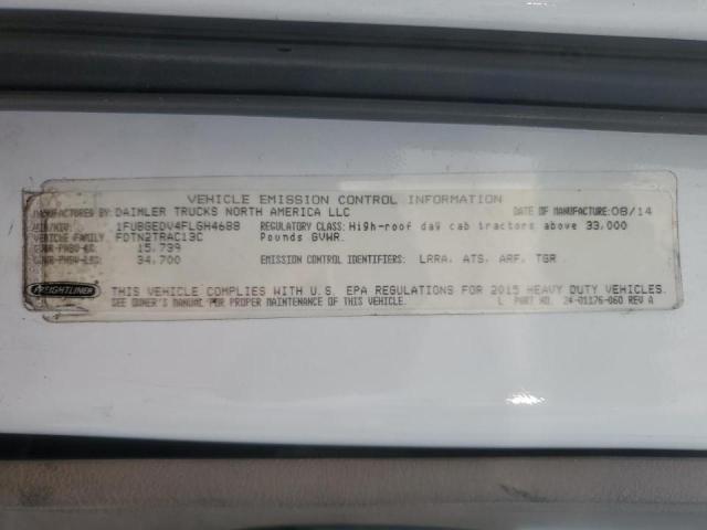 2015 FREIGHTLINER CASCADIA #3285586266