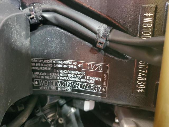 2021 BMW S 1000 R WB10D6209M6D74839