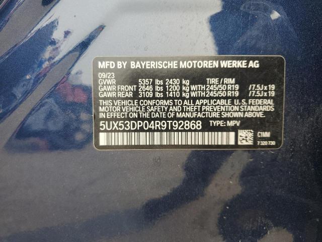 2024 BMW X3 XDRIVE3 5UX53DP04R9T92868