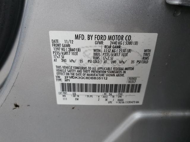 2013 FORD EDGE SE - 2FMDK3GC8DBB35112