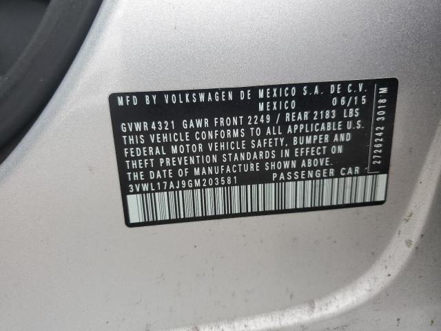 2016 VOLKSWAGEN JETTA SEL 3VWL17AJ9GM203581