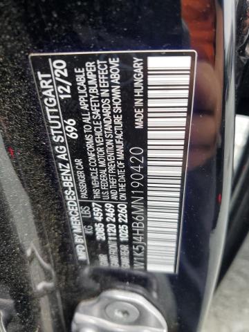 2021 MERCEDES-BENZ CLA 250 4MATIC W1K5J4HB6MN190420
