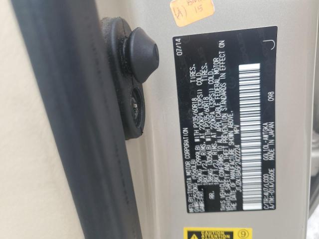 2015 LEXUS RX 350 JTJZK1BA5F2422224