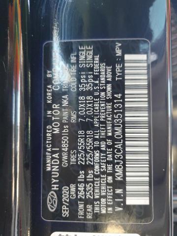 2021 HYUNDAI TUCSON LIM - KM8J3CAL0MU351314