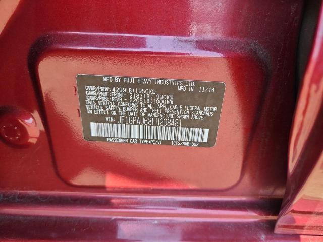 2015 SUBARU IMPREZA SP JF1GPAU68FH208481