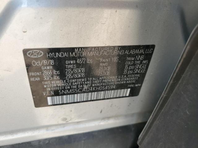 2019 HYUNDAI SANTA FE L 5NMS5CAD4KH054594