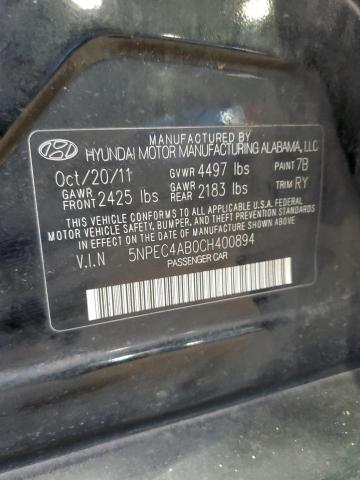 2012 HYUNDAI SONATA SE - 5NPEC4AB0CH400894