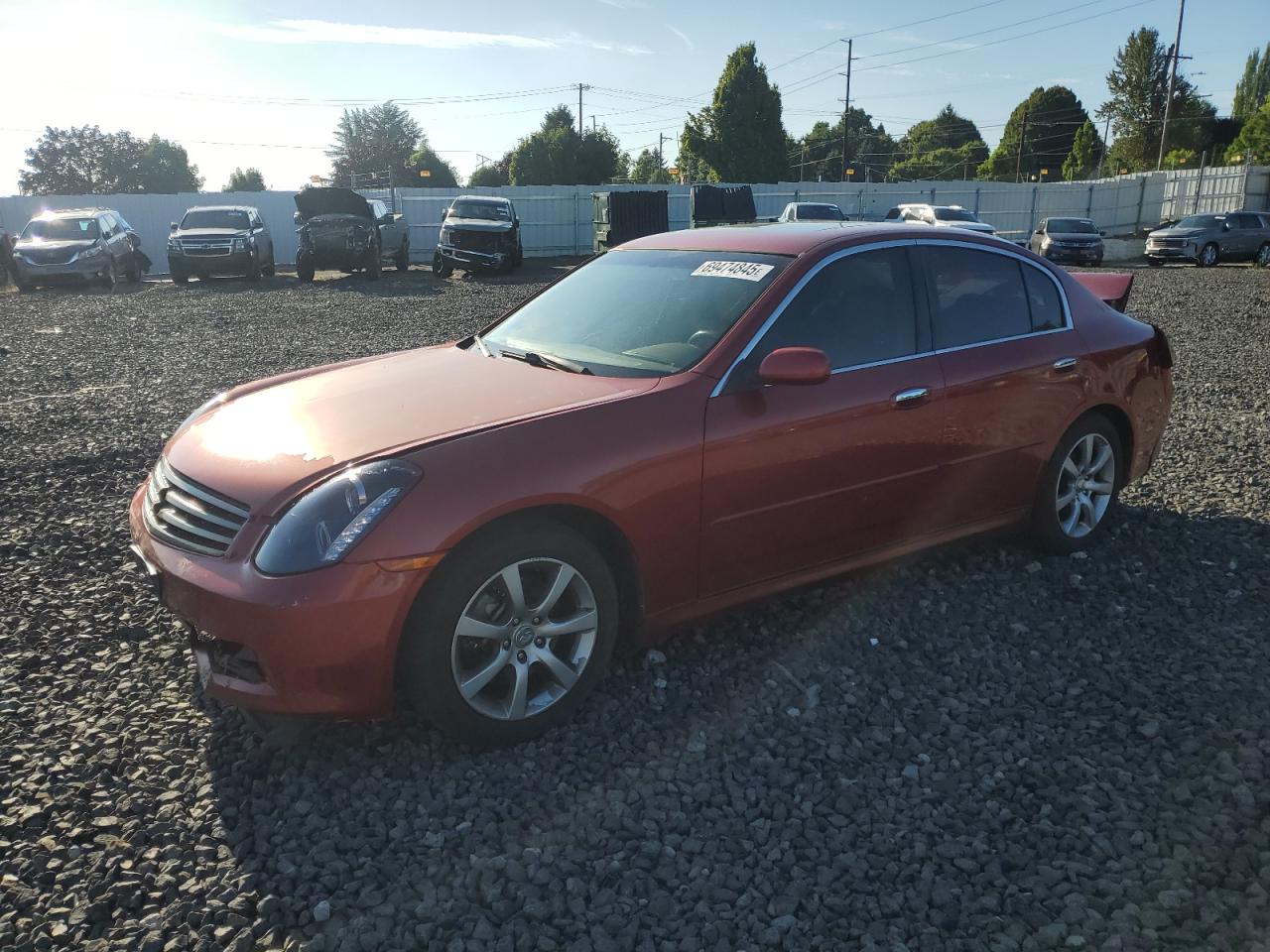 Lot #3285527298 2005 INFINITI G35