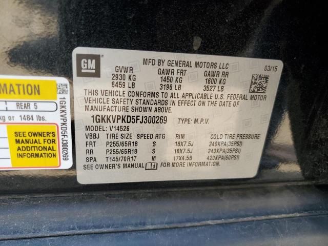 2015 GMC ACADIA SLE - 1GKKVPKD5FJ300269