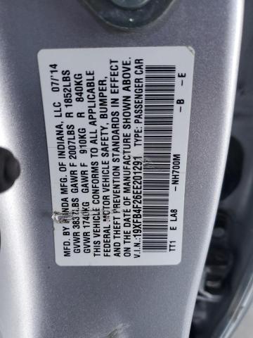 2014 HONDA CIVIC HYBR - 19XFB4F26EE201291